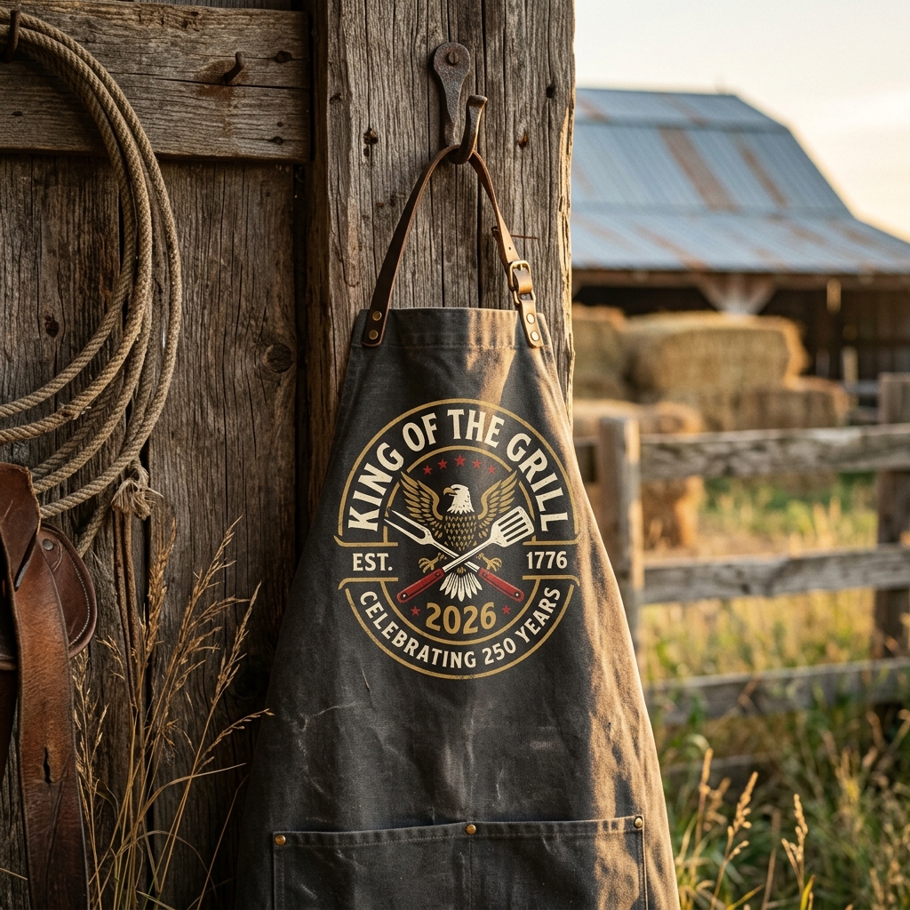 BBQ Apron — KING OF THE GRILL
