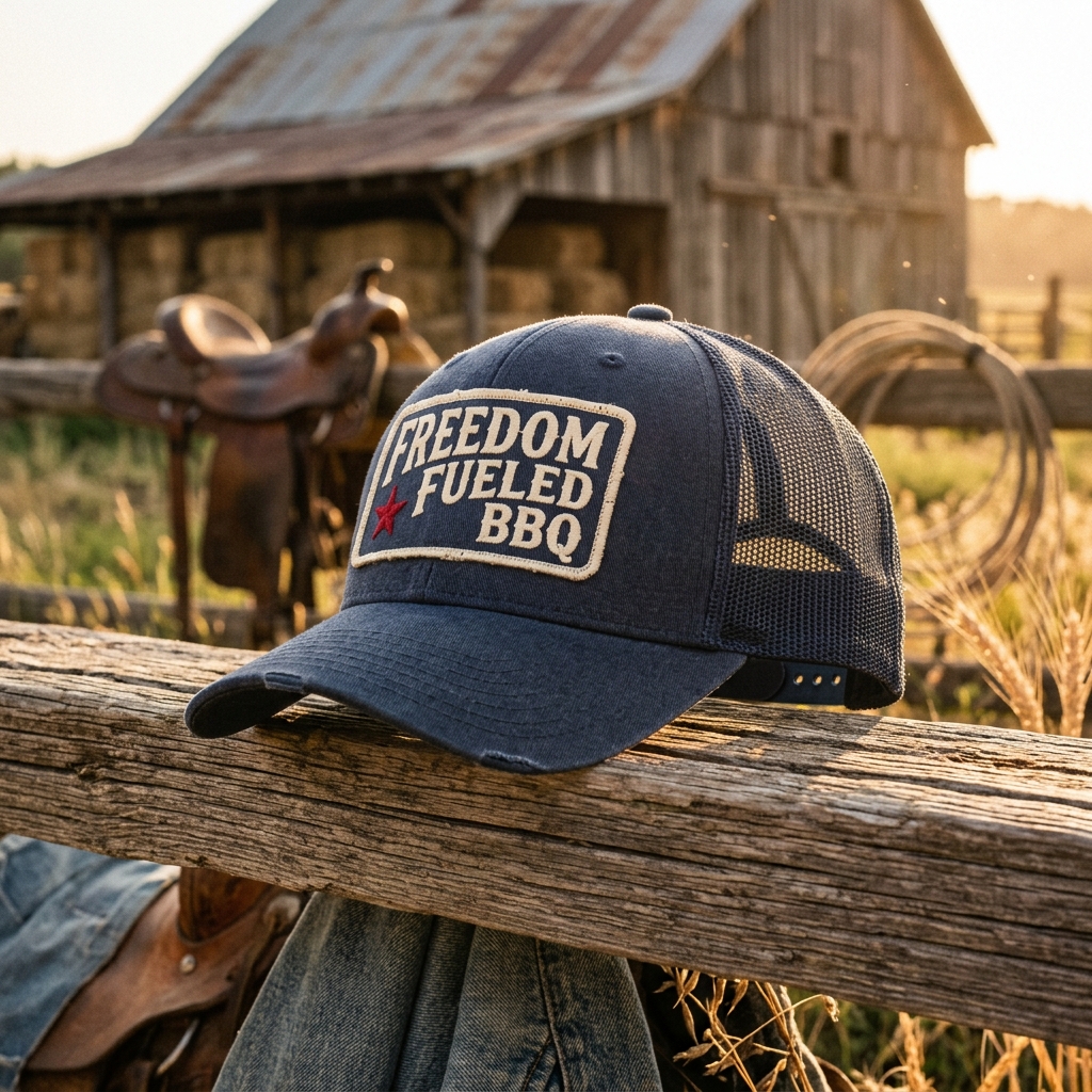 Embroidered Hat — FREEDOM FUELED BBQ