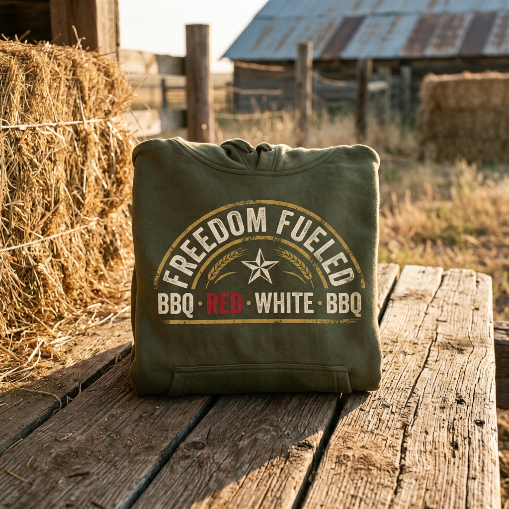 Heavyweight Hoodie — FREEDOM FUELED BBQ